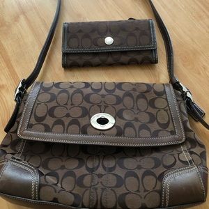 Coach Bag w/wallet